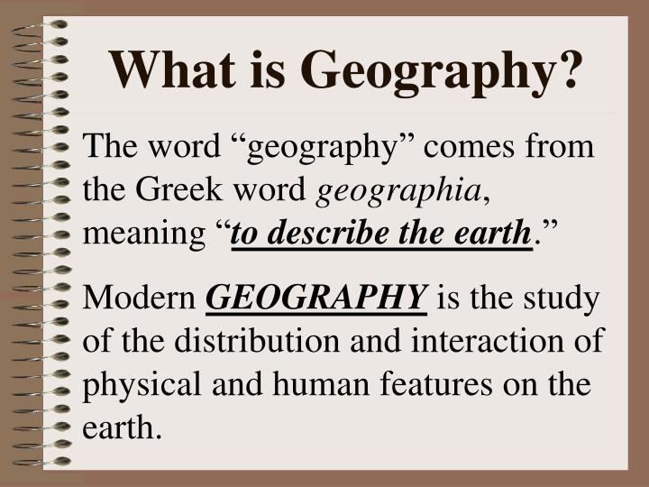 😂 The word geography comes from the greek meaning. How the