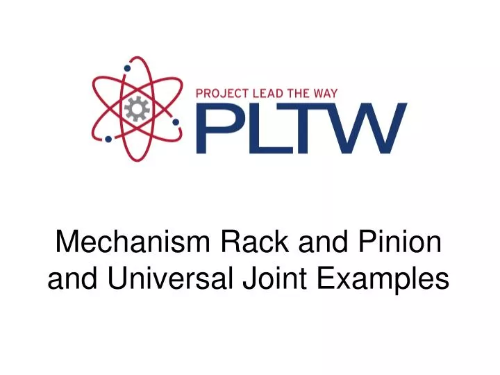 universal joint mechanism