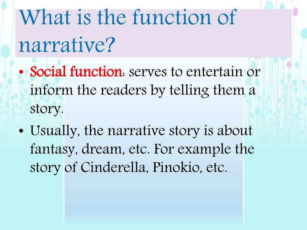 PPT NARRATIVE TEXT PowerPoint Presentation, free download ID2619172
