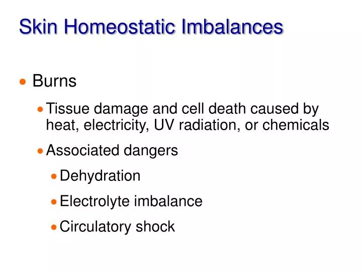 Ppt Skin Homeostatic Imbalances Powerpoint Presentation Free Download Id 2619706
