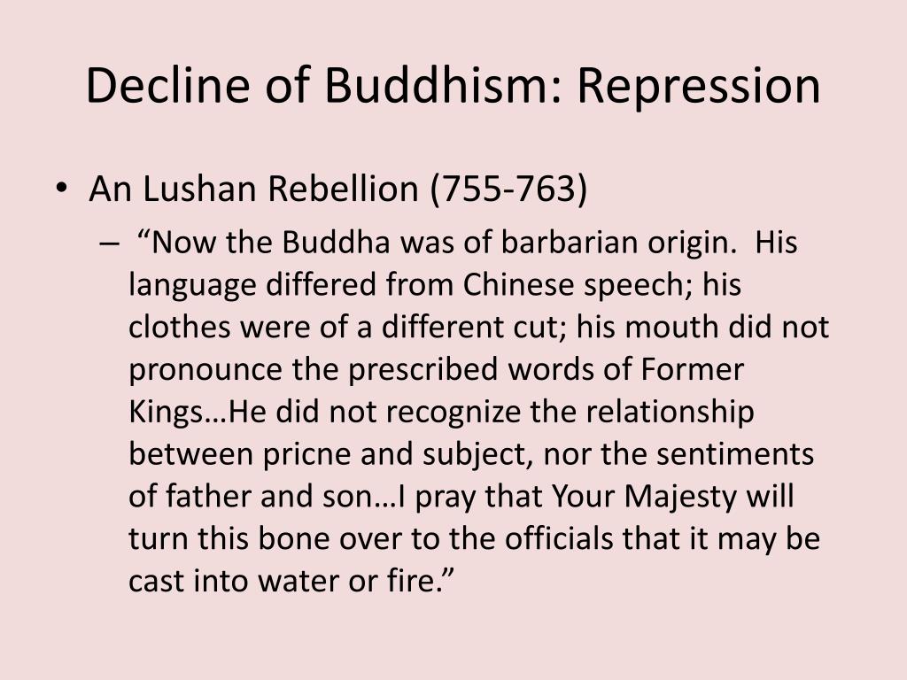 The Rise and Decline of Buddhism in India: A Comprehensive Chronological  Account of the Origin and Spread of Buddhism across India and its eventual  decline according to the Document., PDF