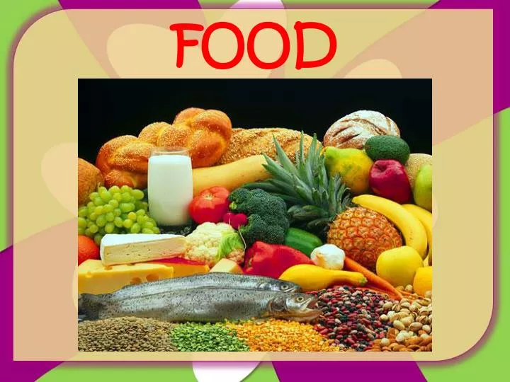 presentation about food ppt