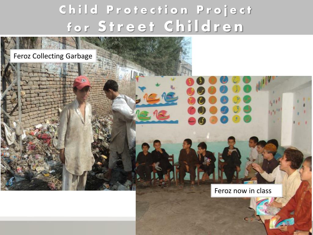 PPT Child Protection Project for Street Children PowerPoint