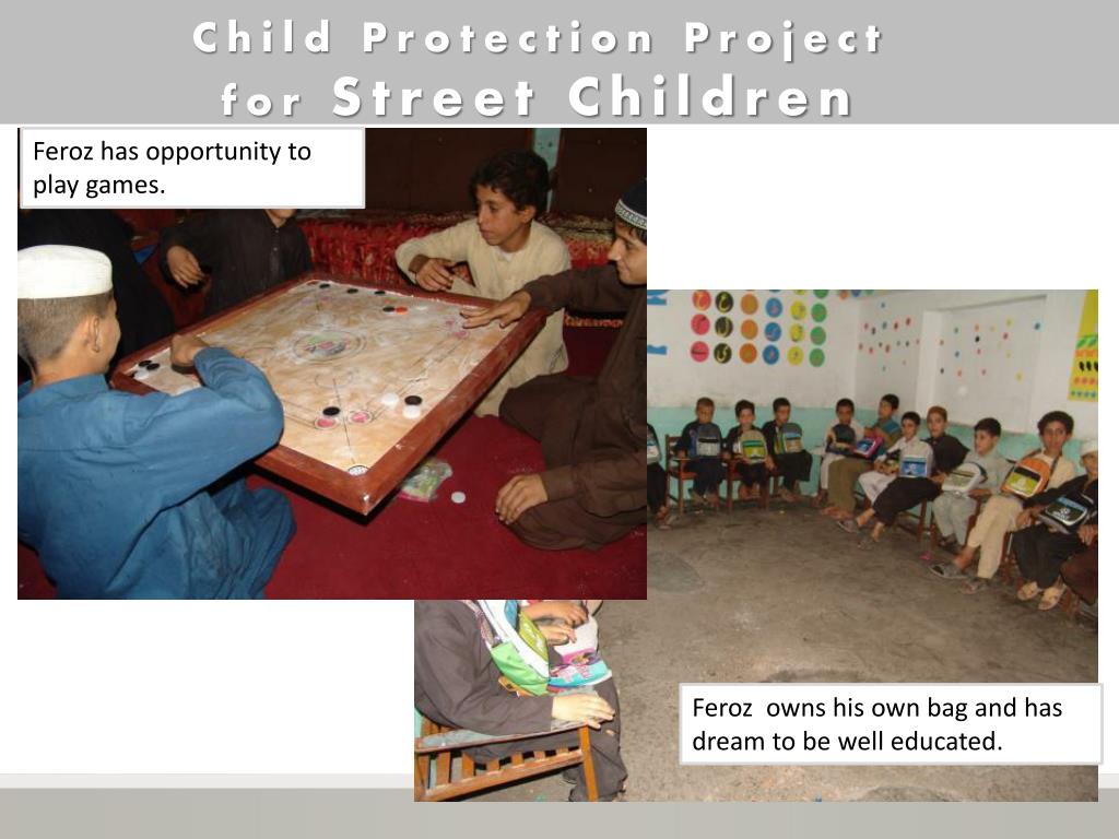 PPT Child Protection Project for Street Children PowerPoint