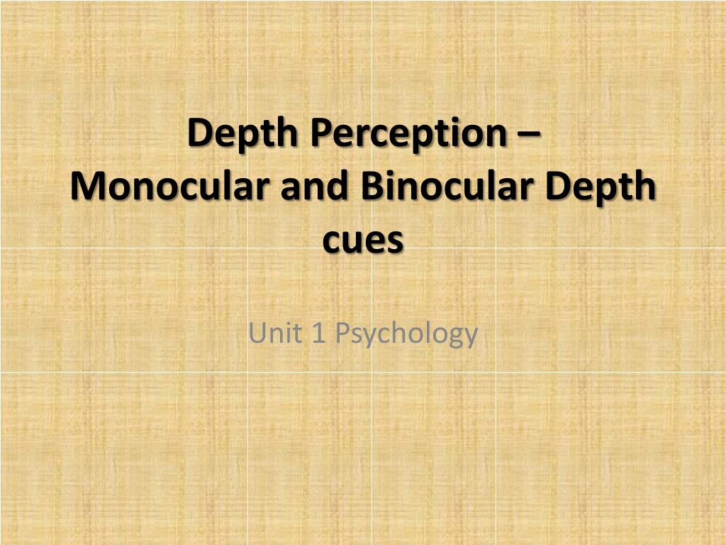 interposition monocular cues