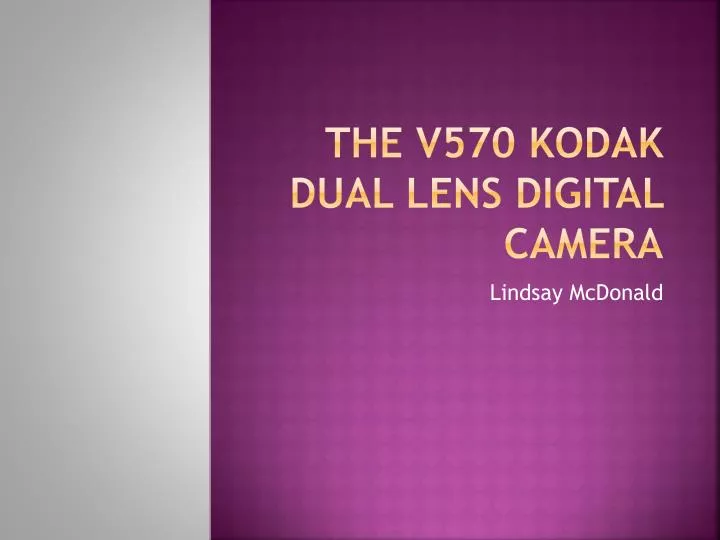 the v570 kodak dual lens digital camera n.