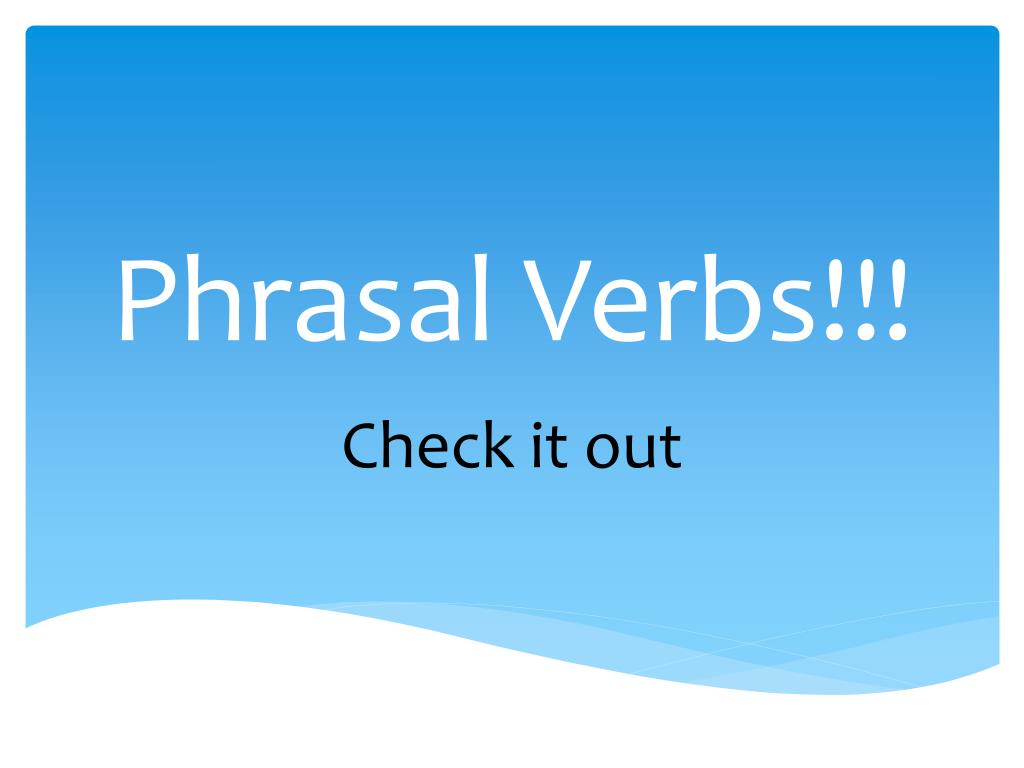 phrasal verbs ppt presentation download