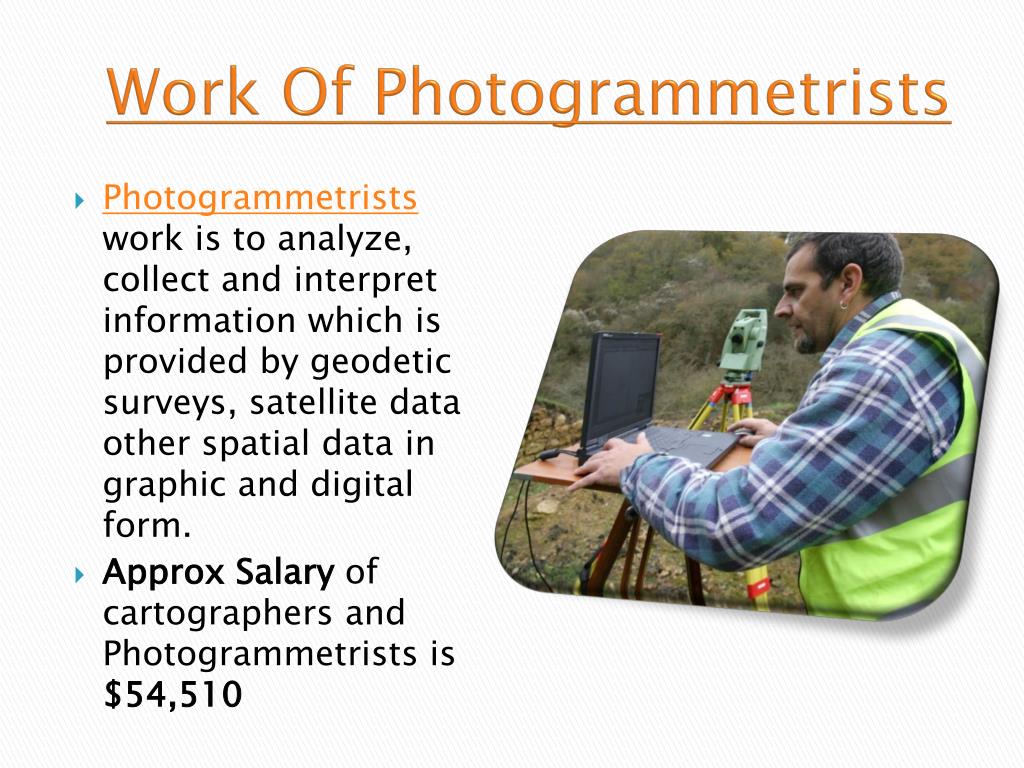 Photogrammetrist job description