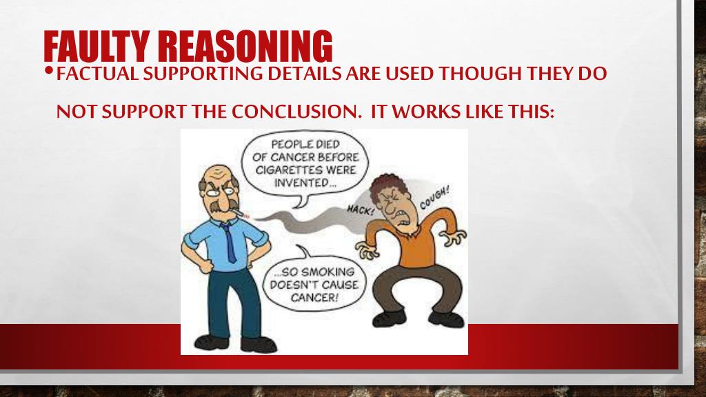 faulty cause and effect propaganda definition