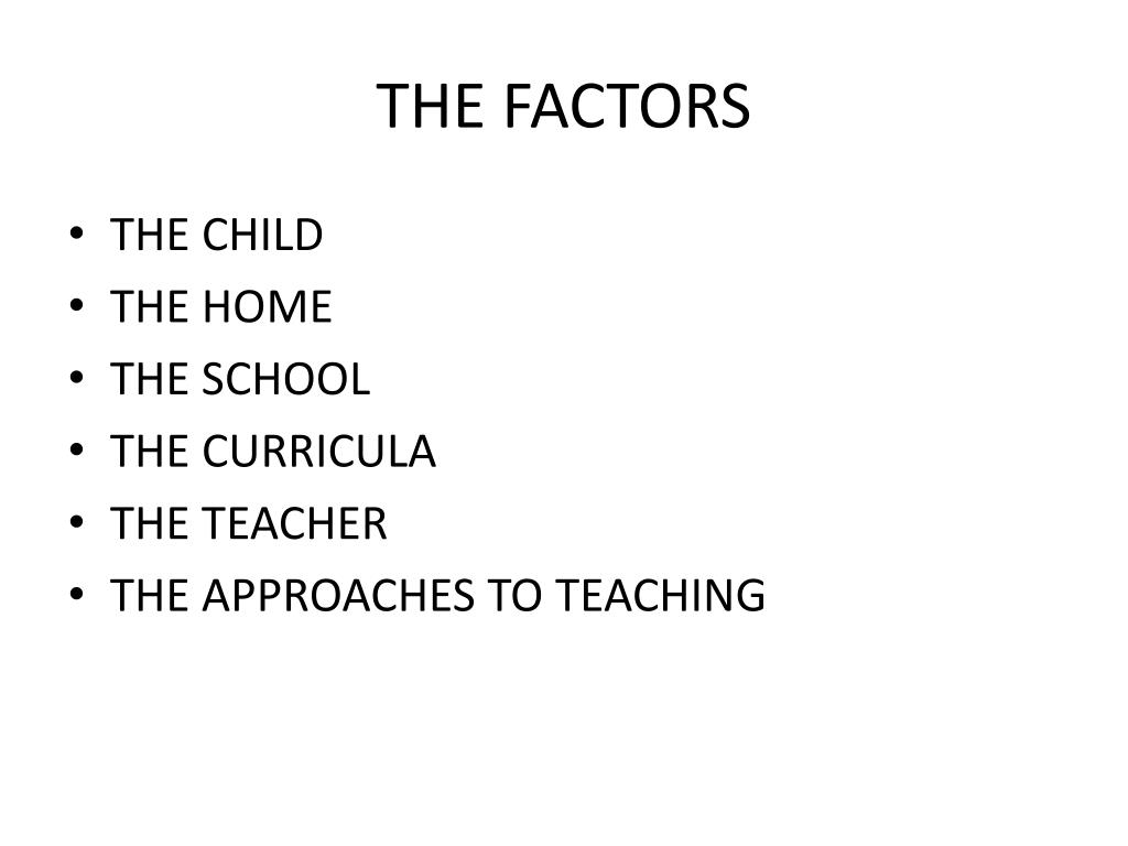 PPT - Hattie’s Six Factors of Student Achievement PowerPoint ...