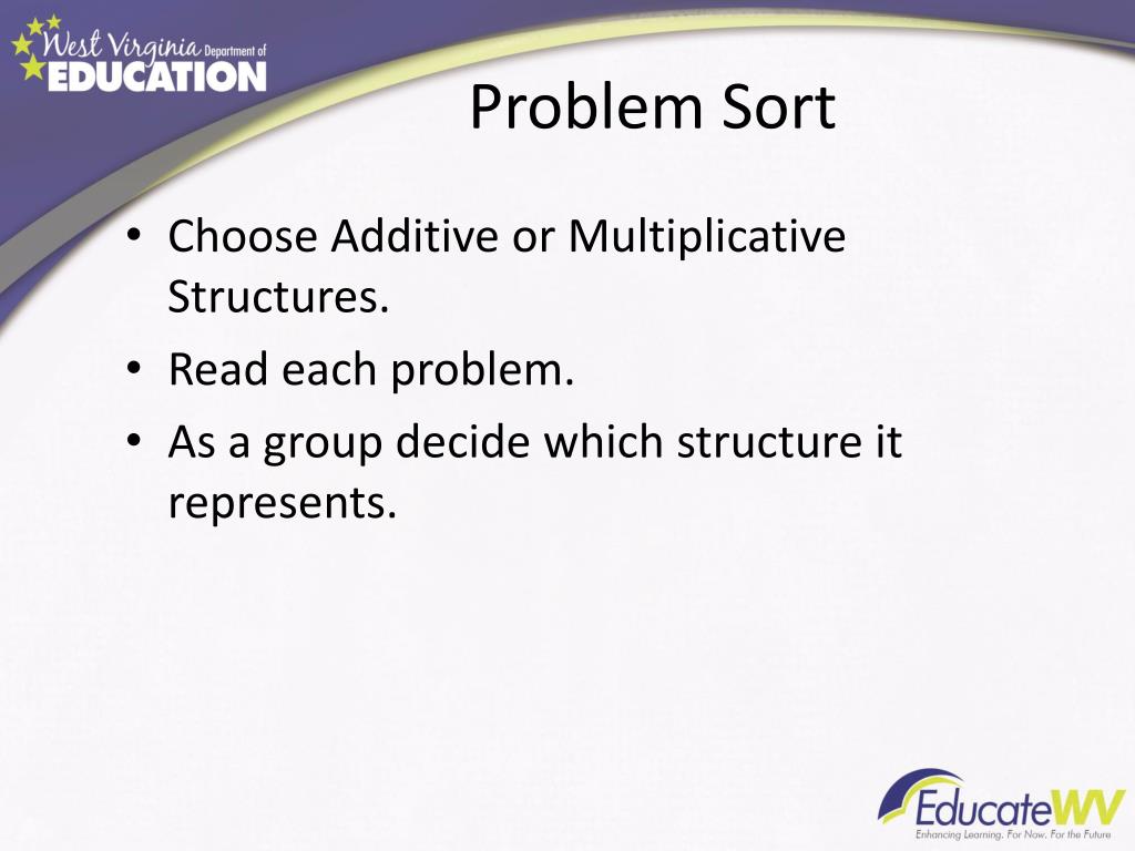 Sort Your Own Problem PPT - West Virginia School Leadership Teams PowerPoint Presentation ...