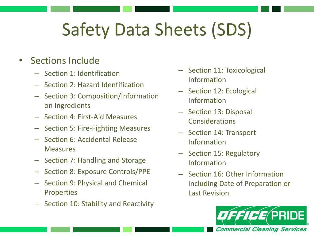 Sds Sheet Explained At Martha Chouinard Blog