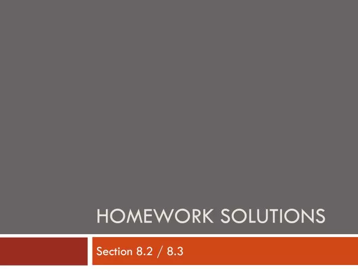home work solutions home work solutions