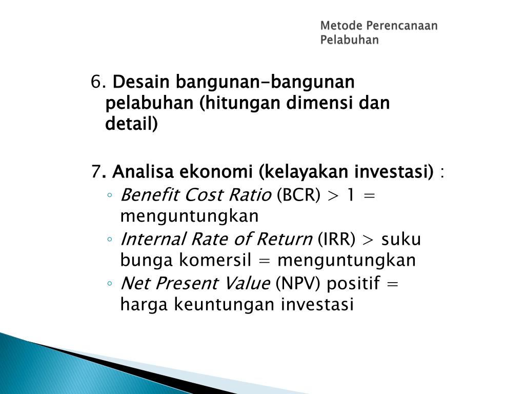 PPT - PERENCANAAN PELABUHAN PowerPoint Presentation, Free Download - ID ...