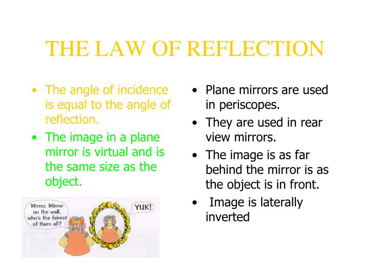Why Are Plane Mirrors Used In Periscopes Mirror Designs Ppt Objectives Powerpoint Presentation Id 2626160