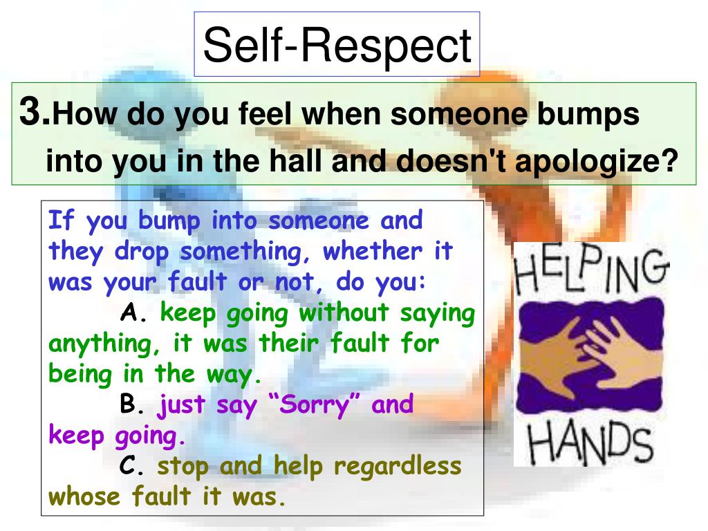 presentation on self respect