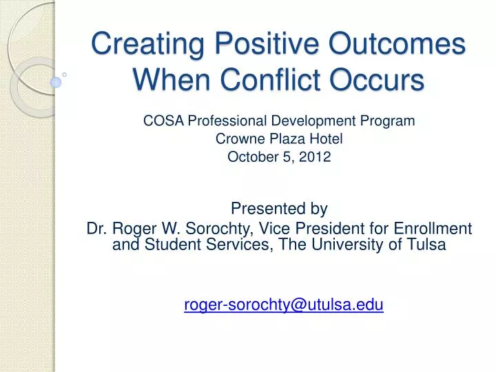 how a conflict occurs and how Start studying role conflict learn vocabulary, terms, and more with flashcards, games, and other study tools occurs when expectations are incompatible. how a conflict occurs and how Start studying role conflict learn vocabulary, terms, and more with flashcards, games, and other study tools occurs when expectations are incompatible.