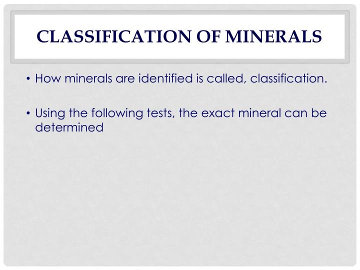 PPT - Minerals PowerPoint Presentation - ID:2628531
