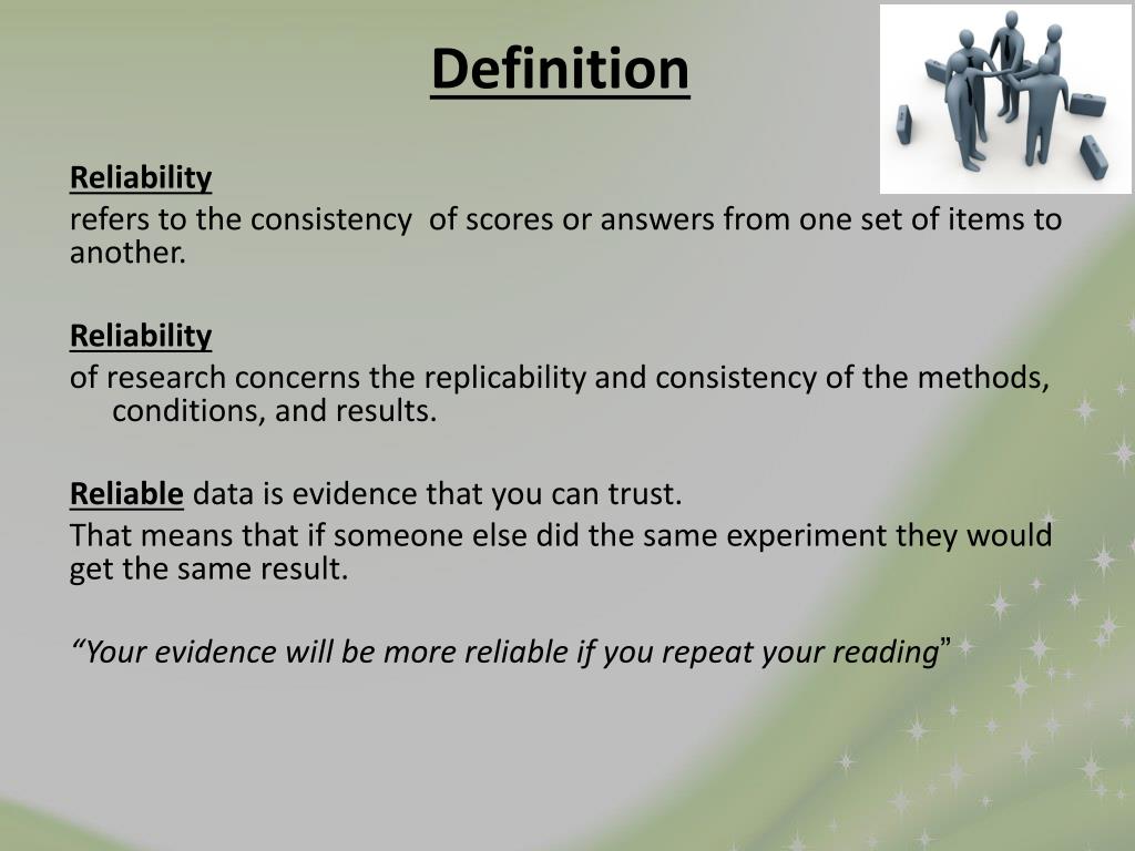 types of reliability in research