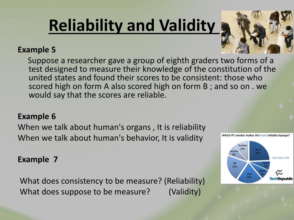 difference between reliability and validity in assessment