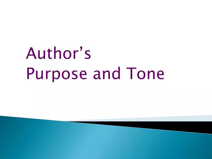 author s purpose and tone n.