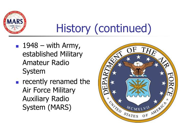 PPT Military Auxiliary Radio System PowerPoint Presentation ID2629941