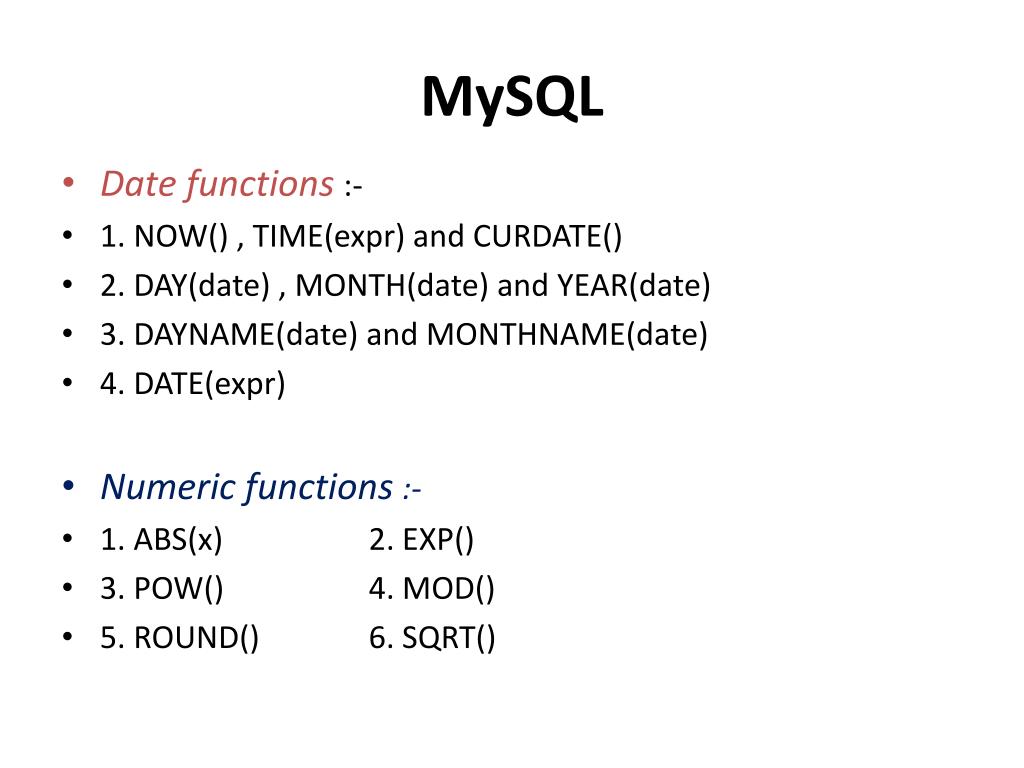 Datetime month. Функционал MYSQL. MYSQL функции примеры. Time MYSQL пример. MYSQL возможности.