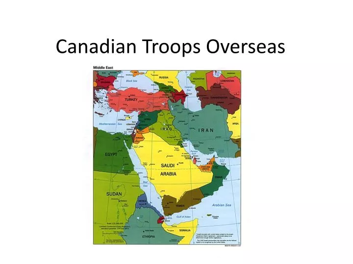 canadian troops overseas n.