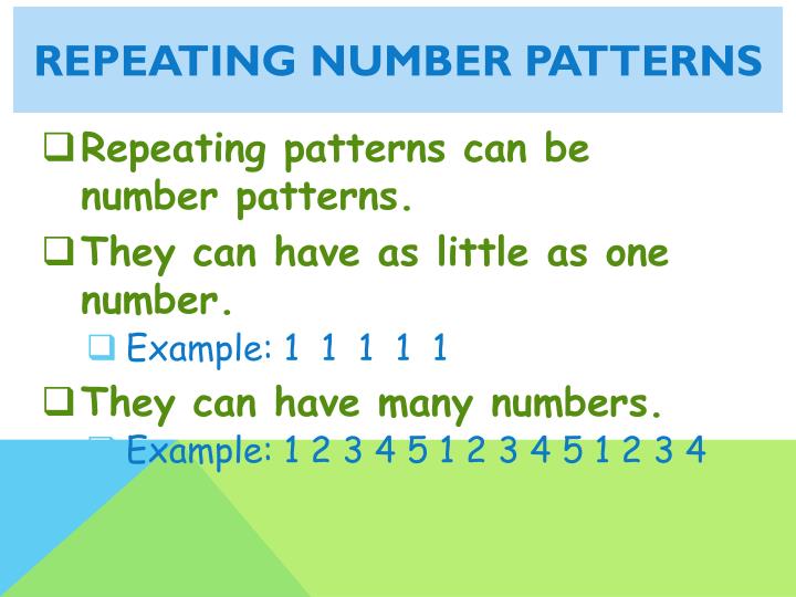 PPT - Repeating and Growing Patterns PowerPoint Presentation - ID:2630215
