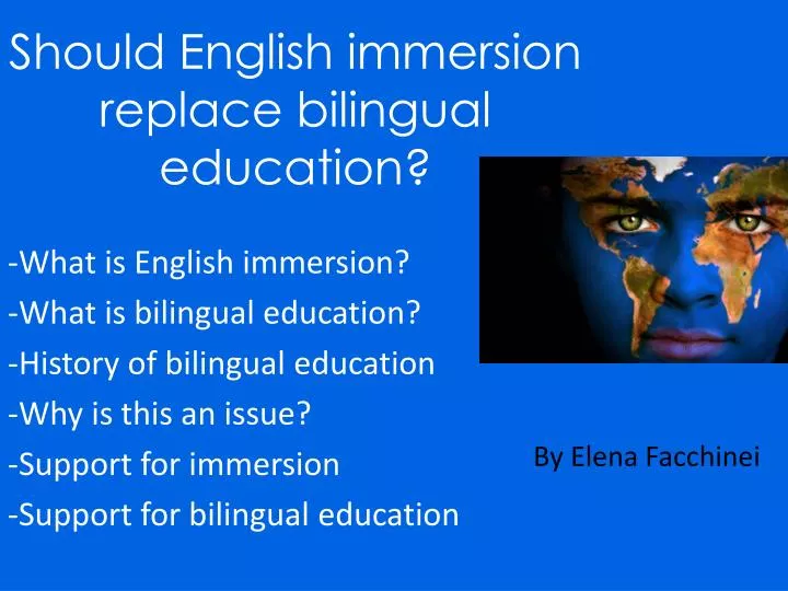 bilingual ed vs english immersion Bilingual education is back on the ballot in california english and chinese language books sit on a classroom bookshelf in los angeles, english immersion” or “nearly all” english instructional formats) for a year before. bilingual ed vs english immersion Bilingual education is back on the ballot in california english and chinese language books sit on a classroom bookshelf in los angeles, english immersion” or “nearly all” english instructional formats) for a year before.