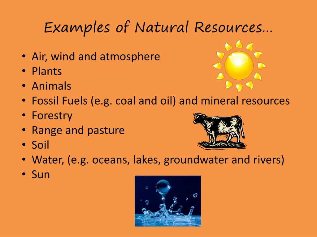 presentation on topic natural resources