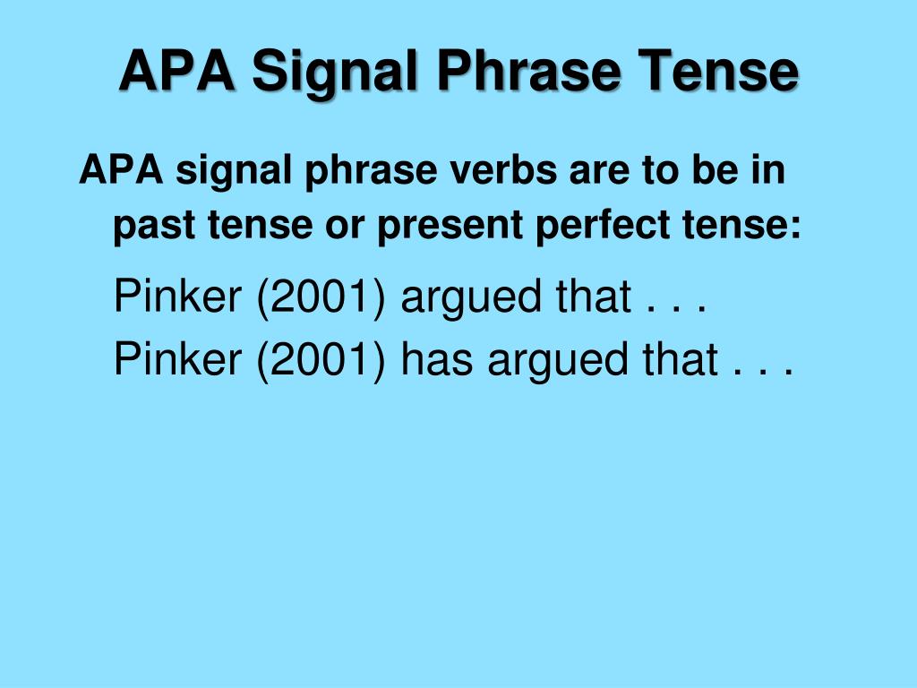 apa in text citation signal phrase
