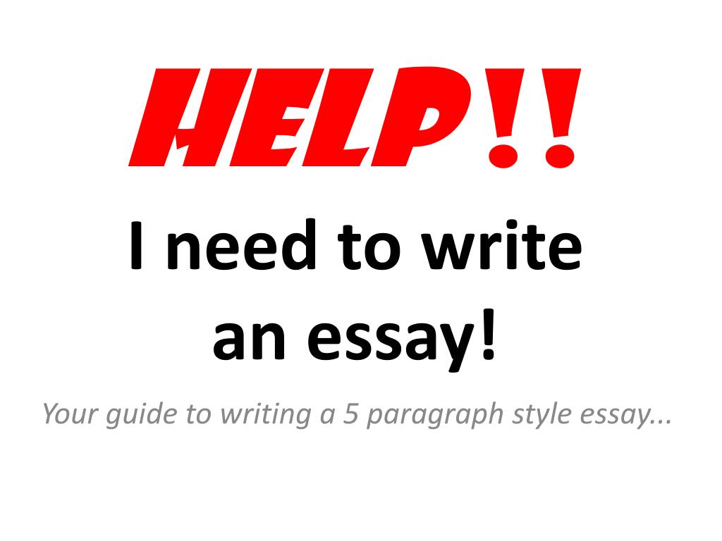 need help with essay