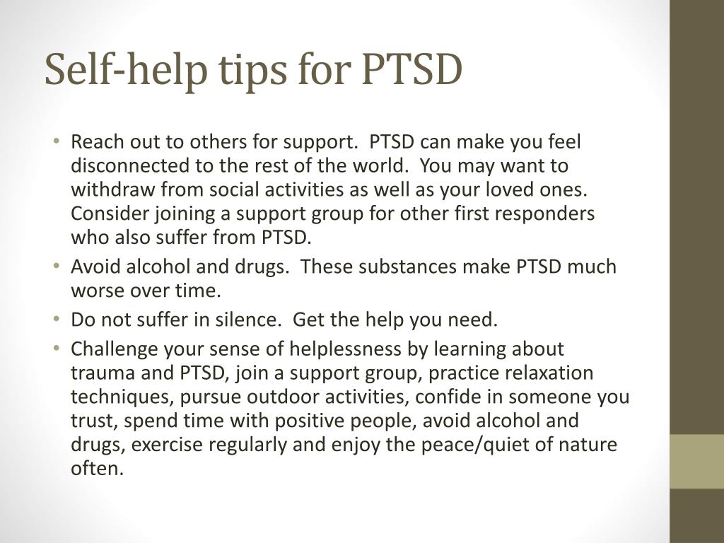 PPT - PTSD: a guide for first responders and veterans PowerPoint ...