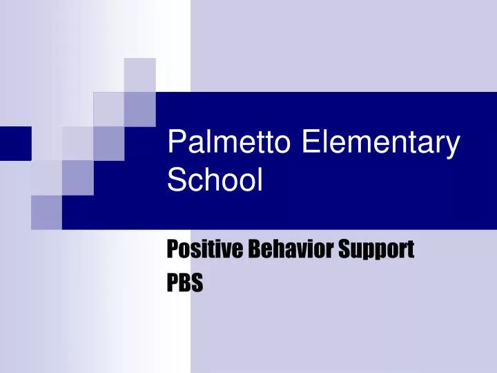 PPT Palmetto Elementary School PowerPoint Presentation, free download ID2631867