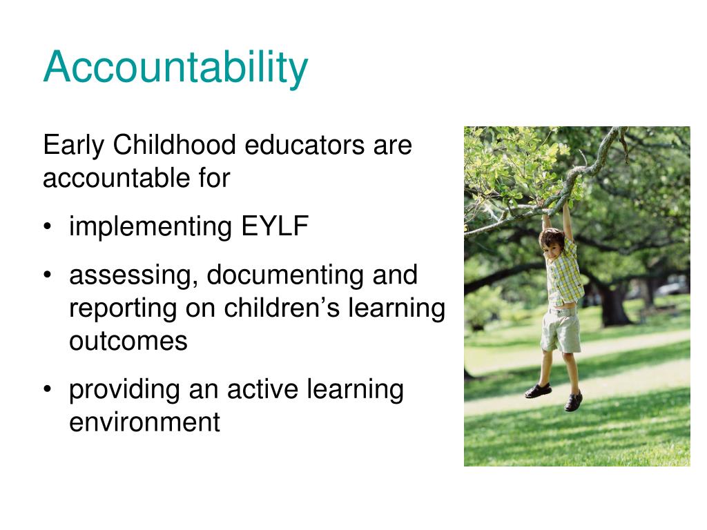 PPT The Early Years Learning Framework EYLF PowerPoint Presentation 