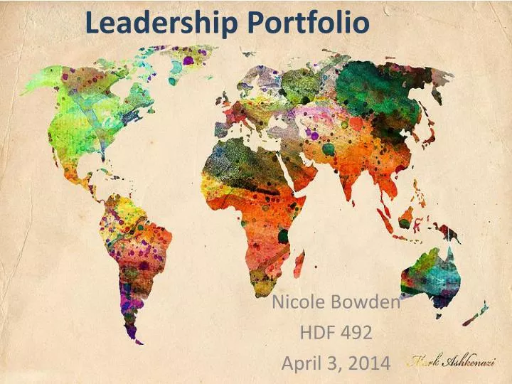 PPT Leadership Portfolio PowerPoint Presentation free download ID