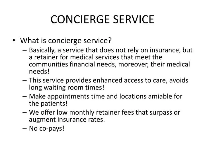 PPT CONCIERGE SERVICE PowerPoint Presentation Free Download ID 2632245 ppt-concierge-service-powerpoint-presentation-free-download-id-2632245