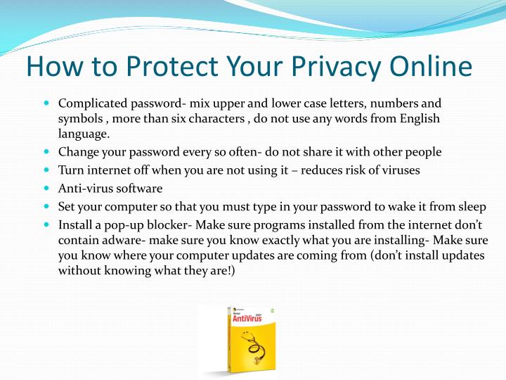 How to protect your online privacy