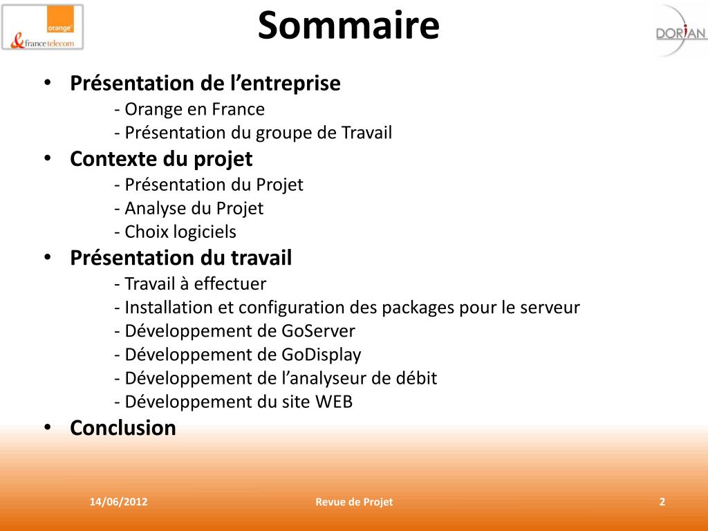 PPT - Revue de Projet PowerPoint Presentation, free download - ID:2633370