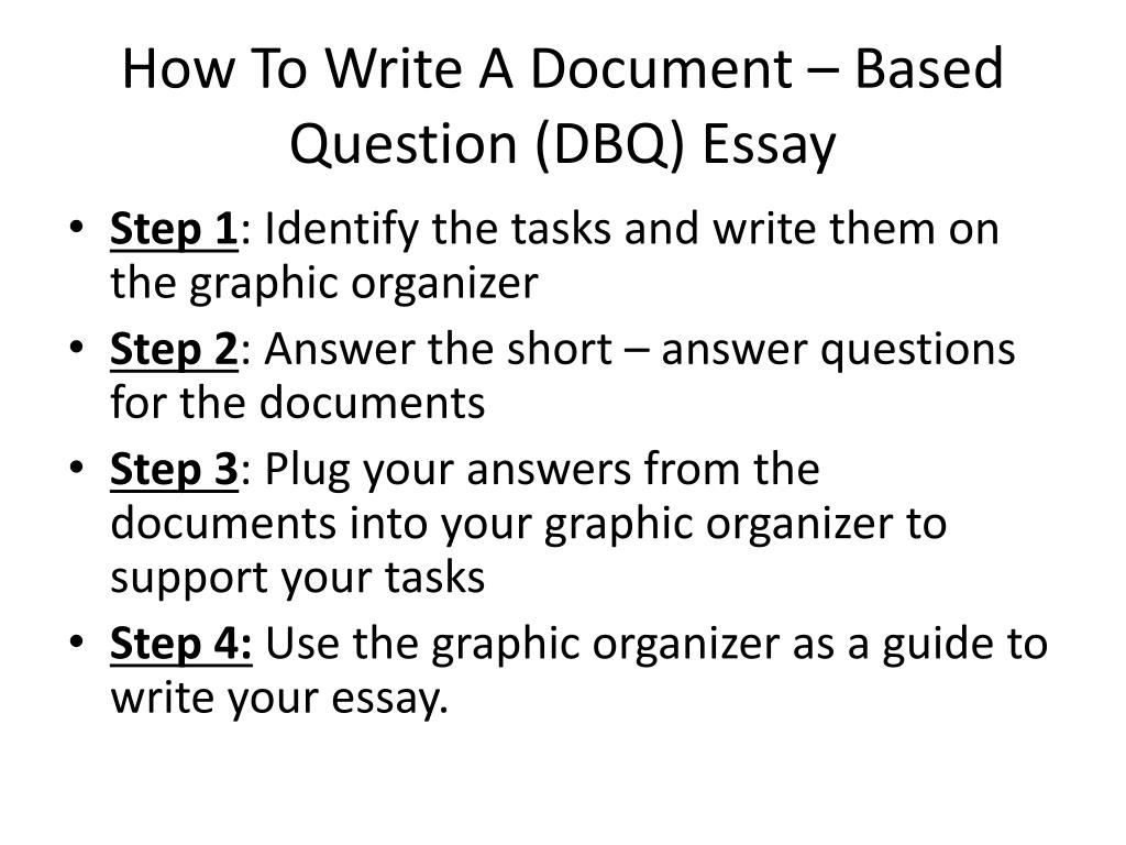 how to end a dbq essay