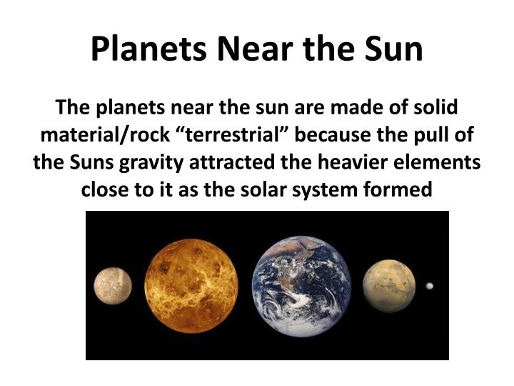 near the sun planet