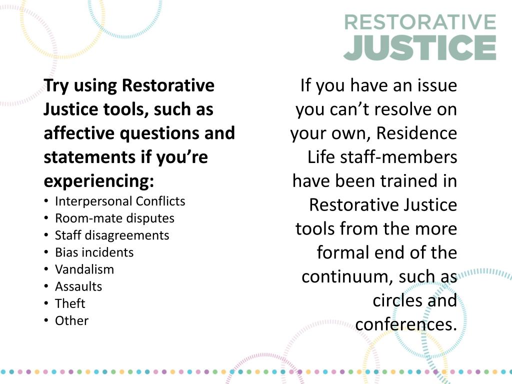 8.3 assignment design a restorative justice poster