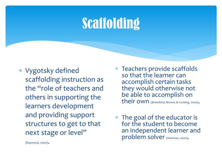 ppt lev vygotskys social development theory powerpoint scaffolding definition vygotsky