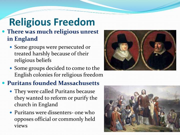 Unconditional Religious Freedom In The Colonies