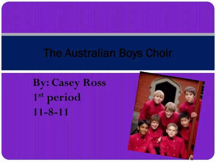 the australian boys choir n.