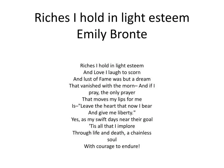 More by Emily Brontë