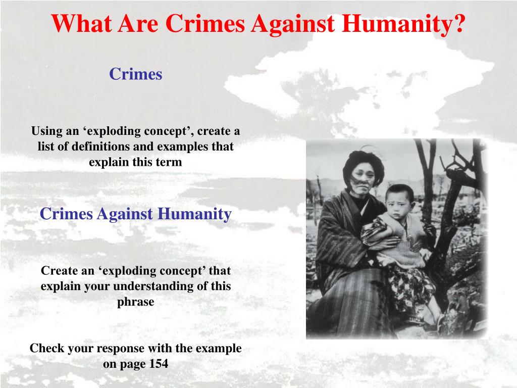 PPT - Ultranationalism and Crimes Against Humanity PowerPoint ...