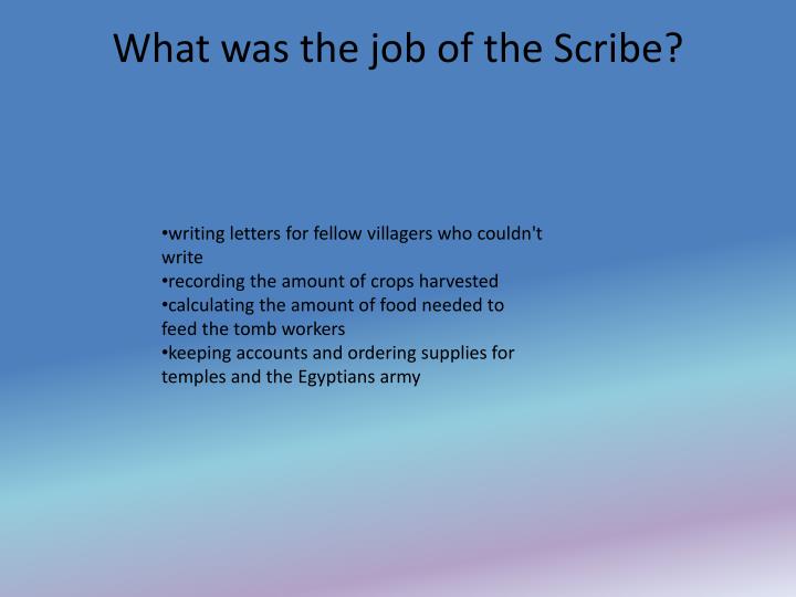 er scribe position qualities er scribe position qualities
