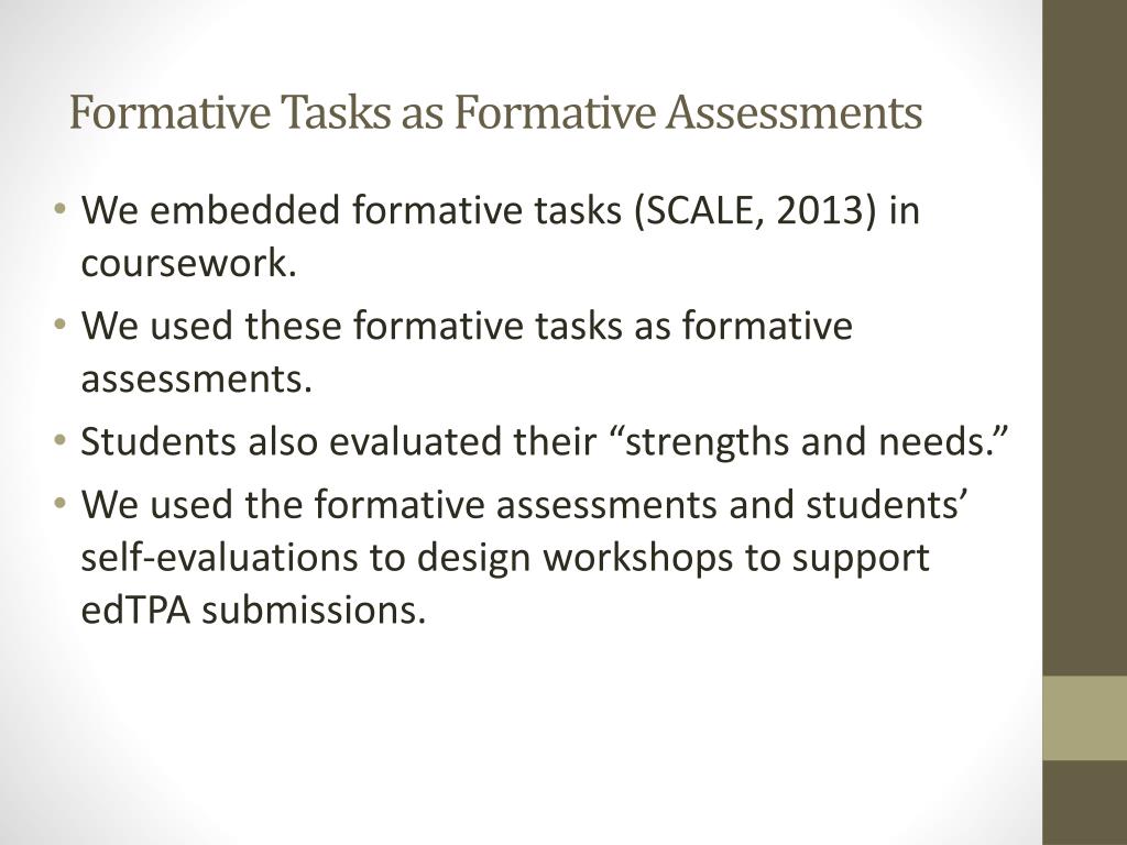 Formative Task Sample PPT - American Museum of Natural History Masters of Arts in Teaching ...